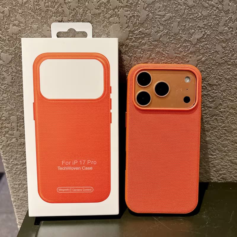 Woolen Case for iPhone 17 Pro / 18 Pro Orange